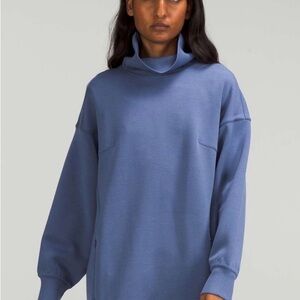 Lululemon Modal Blend Turtleneck Tunic Top Water Drop Size 8